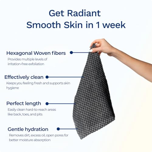Sima - Bundle - Exfoliating Face & Body Scrub Towel + Gentle Face Cloth