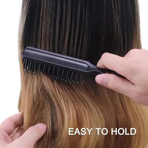 Gisdo 50 Pack Black Hair Brushes for Hair Styling & Tangle-Free Hair Care