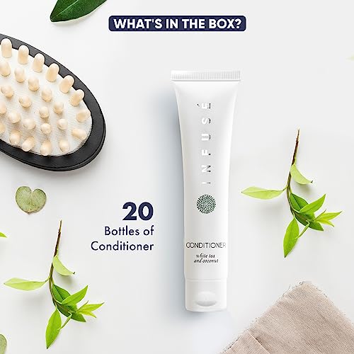 Bulk 20-Pack 1 oz Conditioner Travel Size Hotel Toiletries Eco-Friendly