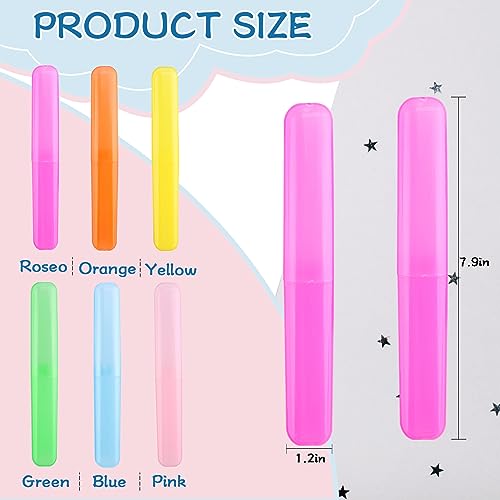 120Pcs Portable Travel Toothbrush Cases Waterproof Breathable Toothbrush Holders