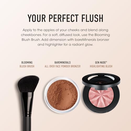 bareMinerals Loose Powder Blush - Vegan, Buildable, 0.03 oz, Beauty