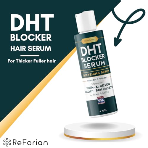 Paisle Botanics DHT Blocker Hair Growth Serum for Women & Men, Natural Biotin Thickener, 4 oz