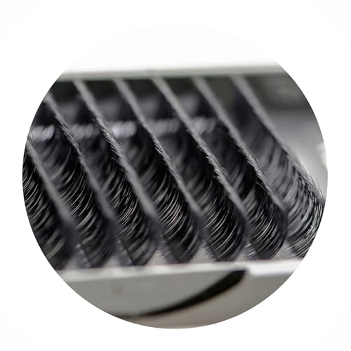 Lash Extensions 0.15mm Thickness J Curl 9mm Length Individual Volume Natural Eyelashes For Eyelash Extensions(0.15,J,9mm)