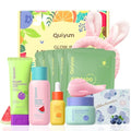 Fruit Skin Care Set for Dry Sensitive Skin - 11 Pieces Natural Hydrating Kit