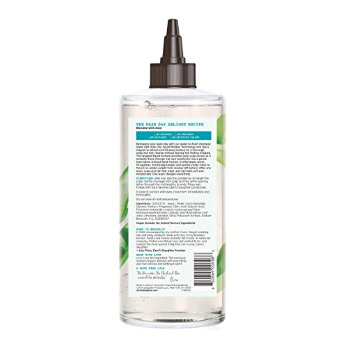 Shampoo - 16.9 Fl Oz Pack of 2, Sulfate-Free Micellar Hair Cleanser with Aloe