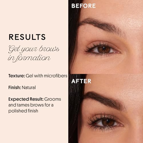 Winky Lux Uni-Brow Tinted Brow Gel ? Eyebrow Gel & Brow Mascara for Natural Shaping, Lasting Hold, No Sticky Feel, Brow Tint in Universal Black