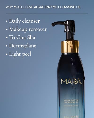 MARA Algae Enzyme Cleansing Oil - Gentle Makeup & SPF Remover, 2oz/60mL