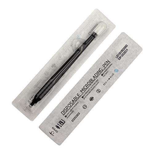 Disposable Microblading Pen Set 18U Nano Blades 0.16mm - 10pcs Sterile