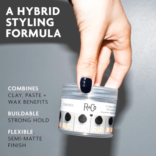 Hair Styling Paste Flexible Hold Semi-Matte Natural Finish 2.2 oz