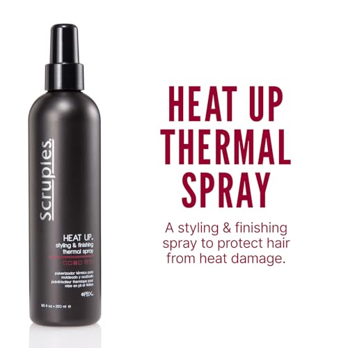 Heat Protectant Hair Spray with Hold & Texture - Lightweight Thermal Styling Spray 8.5 oz