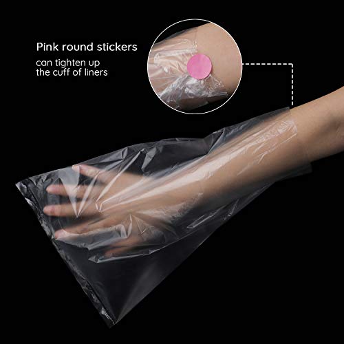Segbeauty 500 Pack Thick Paraffin Wax Liners for Hands & Feet - Disposable Bag & Sock Covers for Wax Treatment - Includes Small Size, 9x15.2 inches