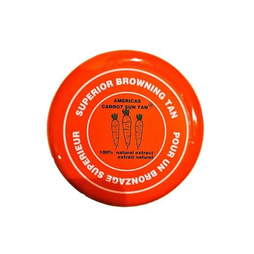 ORIGINAL Natural Tanning Cream - Fast Tanning Enhancer with Carrot & Henna for Beach & Sun Bed - Deep Golden Tan, Moisturizing Browning SPF 0