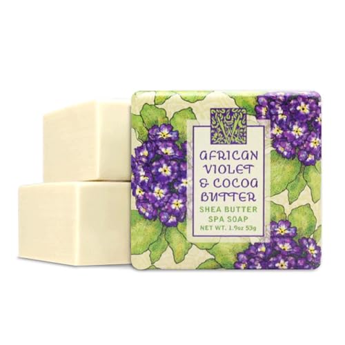 Greenwich Bay Botanical Guest Soap Set - 12 Mini Travel Bars, Individually Wrapped