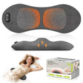 Cordless Back Massager with Heat Vibration & Traction - Rechargeable Lumbar Pillow