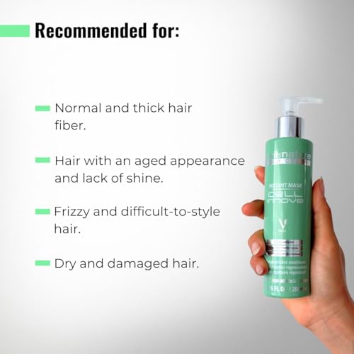Professional Hair Shampoo with Plant Stem Cells - Rejuvenates & Strengthens - 1000ml