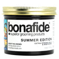 Bona Fide Pomade Summer Edition 4 oz - Extra-Strong Hold & High Shine Water-Based Hair Pomade with Pineapple Melon Fragrance
