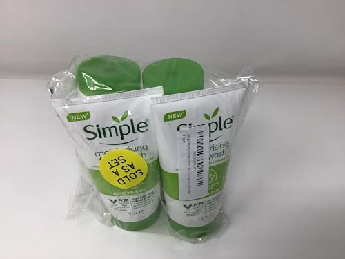 Unscented Simple Moisturizing Face Wash 5oz - Pack of 4, Sensitive Skin