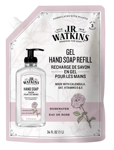 Liquid Hand Soap Refill Pouch 1L - Gentle, Hydrating Hand Wash