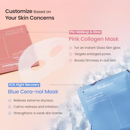 Hydrogel Face Mask Duo - Collagen & Ceramide Deep Hydrating & Firming Set
