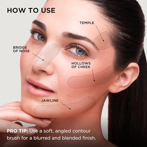 HALEYS Re-sculpt Light Contour Powder - Vegan, Cruelty-Free, Non-Caking, Natural Finish