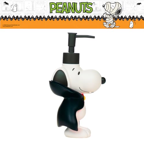 Peanuts Snoopy Vampire Soap/Lotion/Hand Sanitizer Resin Pump Dispenser, 14.81 Ounces, (Officially Licensed Product) by Franco Collectibles