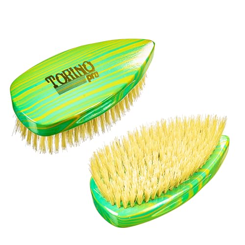 Torino Pro Wave brush #242 - Medium Pointy Palm - Extra long bristles - great workhorse to use during your brush sessions