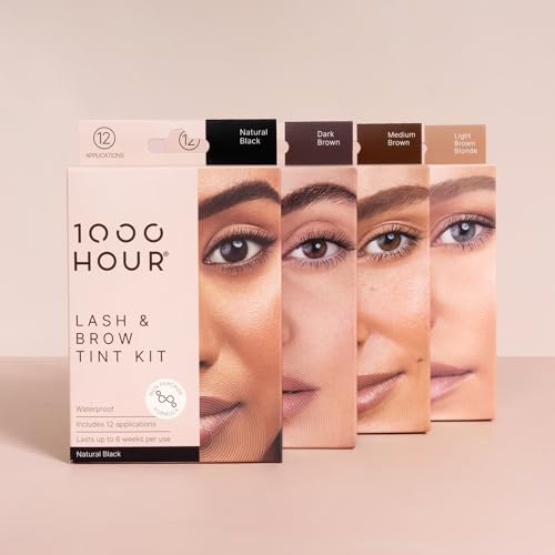 MaxRelief 1000 Hour Black Brow Gel Kit Long-Lasting Eyebrow Mascara & Definer