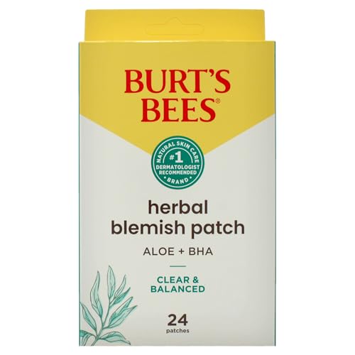 Herbal Blemish Patches Pack of 24 - Clear & Balanced Acne Treatment - 2 Pack