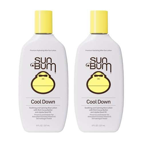 8 Oz Aloe Vera After Sun Lotion Pack of 2 - Soothing Hydrating Sunburn Relief