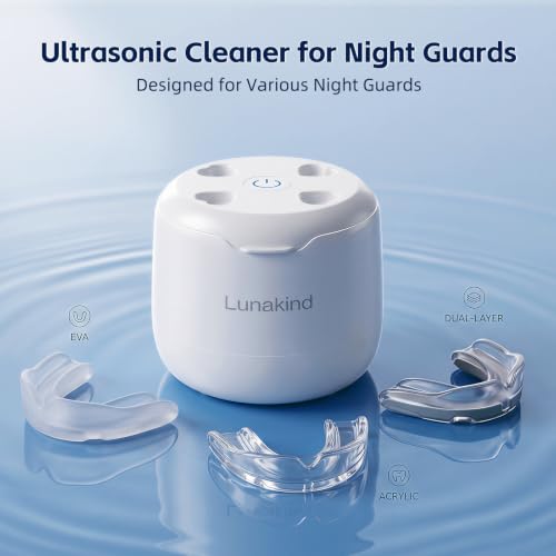Ultrasonic Night Guard Cleaner with UV Deep Clean - Milk White Variation