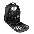 Portable Backpack for Clippers & Supplies - Hair Clippers Organizer Bag - Large - Travel Bag for Barbers & Hairstylists - Tools (BLACK)