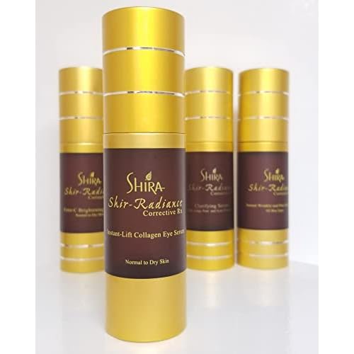 Shira Shir Radiance Corrective RX Instant-Lift Collagen Light-Weight Eye Serum Reduces Dark Circles Dullness Fine Lines and Wrinkles (30ml)
