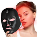 SUERBEATY Red Light Therapy Face Mask with 90 LEDs & 7 Modes