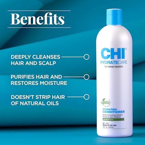 CHI CleanCare Clarifying Shampoo 25 Fl Oz - Deep Cleanses Hair & Scalp