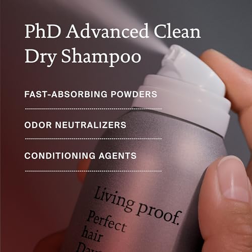 Living Proof Perfect Hair Day Dry Shampoo Velvet Amber 5.5 oz - Cleans & Adds Shine