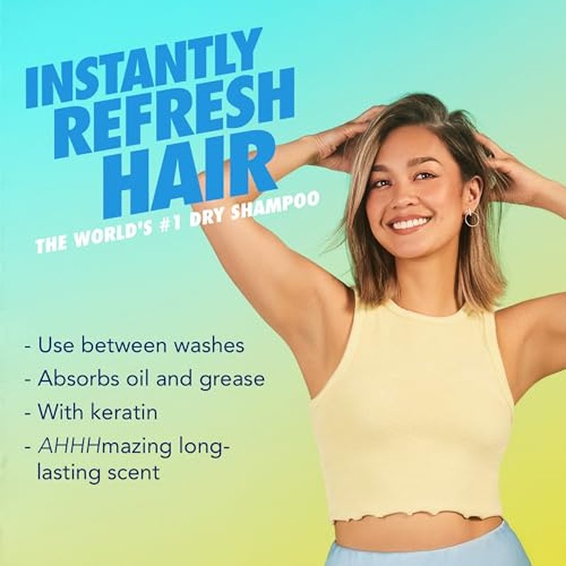 Batiste Dry Shampoo, Fresh Fragrance, Refresh Hair and Absorb Oil Between Washes, Waterless Shampoo for Added Hair Texture and Body, 5.71 oz
