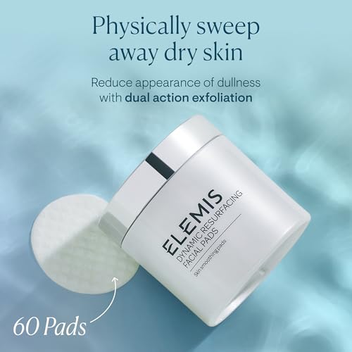ELEMIS Dynamic Resurfacing Facial Pads, Gentle Textured Treatment Facial Exfoliating Pads