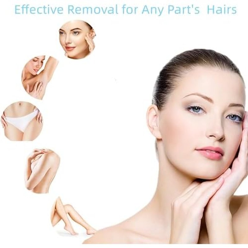 Facial Hair Remover Replacement Heads Generation 2 for Finishing Touch Flawless Facial Hair Removal Tool for women,Double Halo Painless and Smooth As Seen On TV.