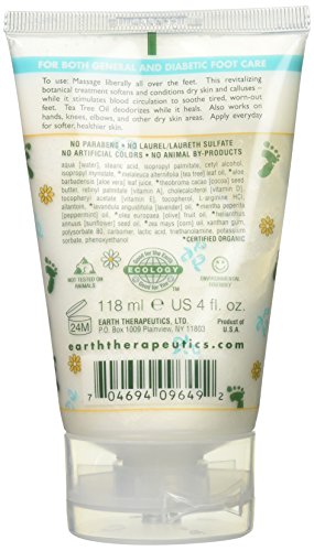 Foot Repair Balm 4 Fl Oz Earth Therapeutics Pack of 2 - Nourishing Heel & Foot Moisturizer