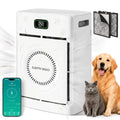 Samrado White Pet Hair Air Purifier with H13 HEPA for Large Rooms, Quiet 25dB