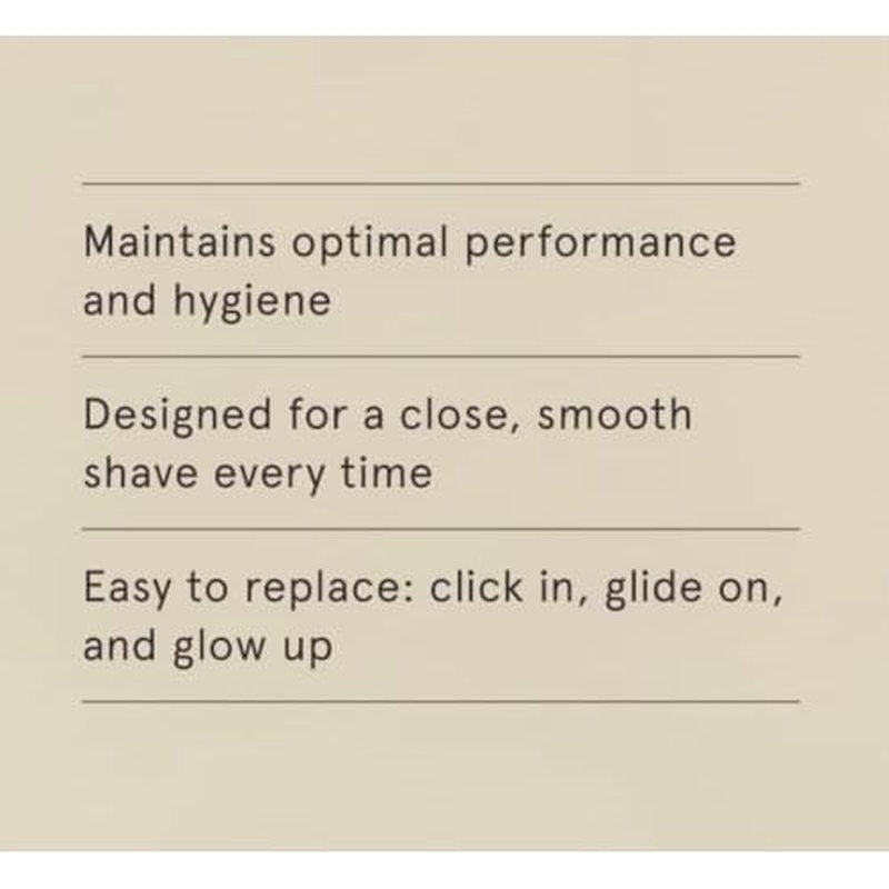 Barefaced Dermaplaning Razor Replacement Blades, 3 Stainless Steel Refills ? Peach Fuzz & Dead Skin Removal, At-Home Facial Shaving