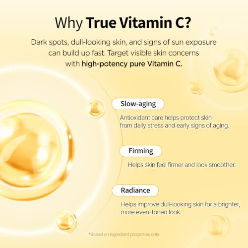Vitamin C Serum Brightening & Hydrating Skin Care for Dark Spots - 0.4 fl oz