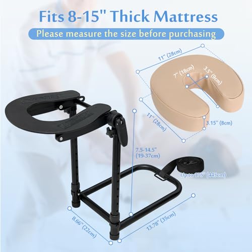 Adjustable Massage Headrest for Bed and Face Down Therapy - Home Spa Kit