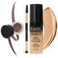 Multi-Use Foundation Concealer & Brow Color Kit - Water-Resistant, 16H Wear