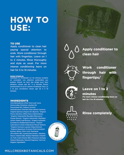 Jojoba Shampoo and Conditioner Set - Moisturizing Hair Care Bundle