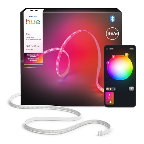 Flux Lightstrip 16-Foot LED Strip Light with App & Voice Control - Vibrant Colors