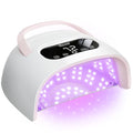 SHEXNAIL Ivory White UV LED Gel Nail Lamp - Fast 30s Curing with 57 Beads