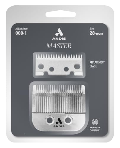 Andis Adjustable Replacement Blade for Master Clippers - Zero Gap, Fits ML