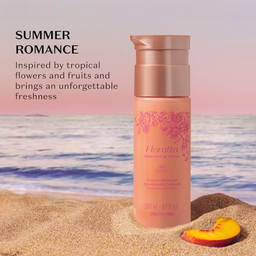 O Botic?rio Floratta Summer Love Body Lotion for Women, Hydrating Moisturizer with Passionate Fragrance, 6.8 Ounce