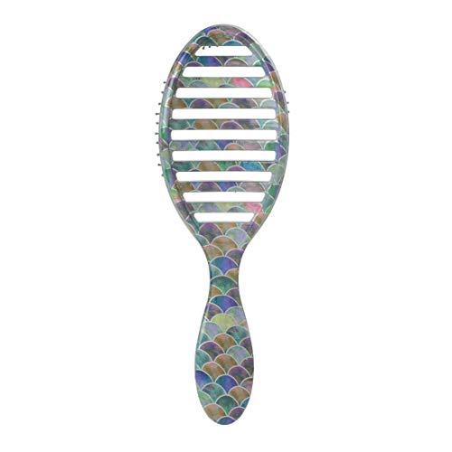 Wet Brush Speed Dry Hair Brush Mermaid Tail - Vented & Detangling, 1 Count